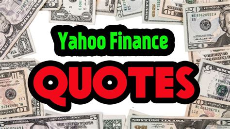 stock market today yahoo finance quotes